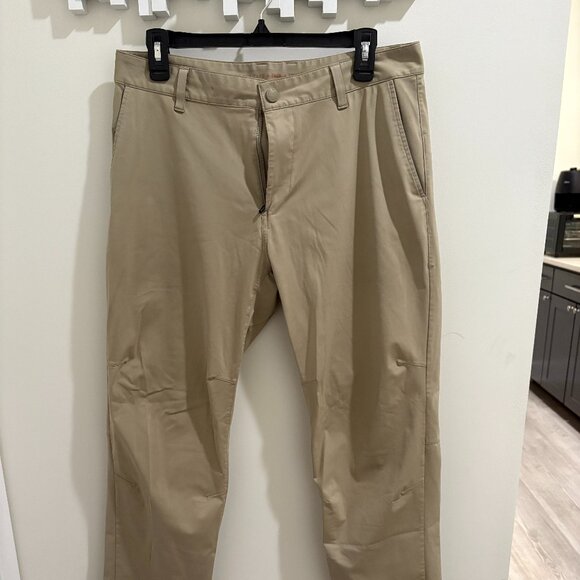 Rhone Khaki Commuter Performance Pants - Picture 1 of 3